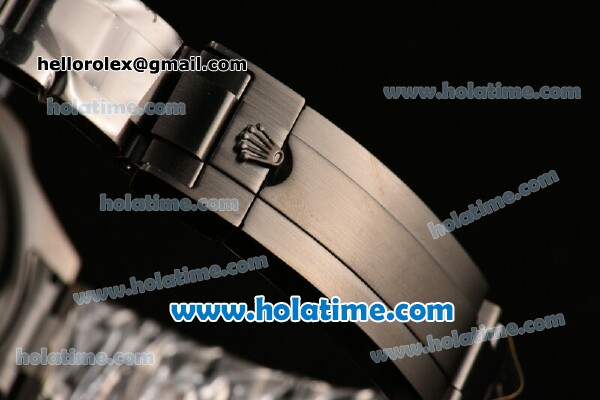 Rolex Submariner Bamford Asia 2813 Automatic Full PVD with Black Micro-Checkered Dial - Blue Spirit - Click Image to Close